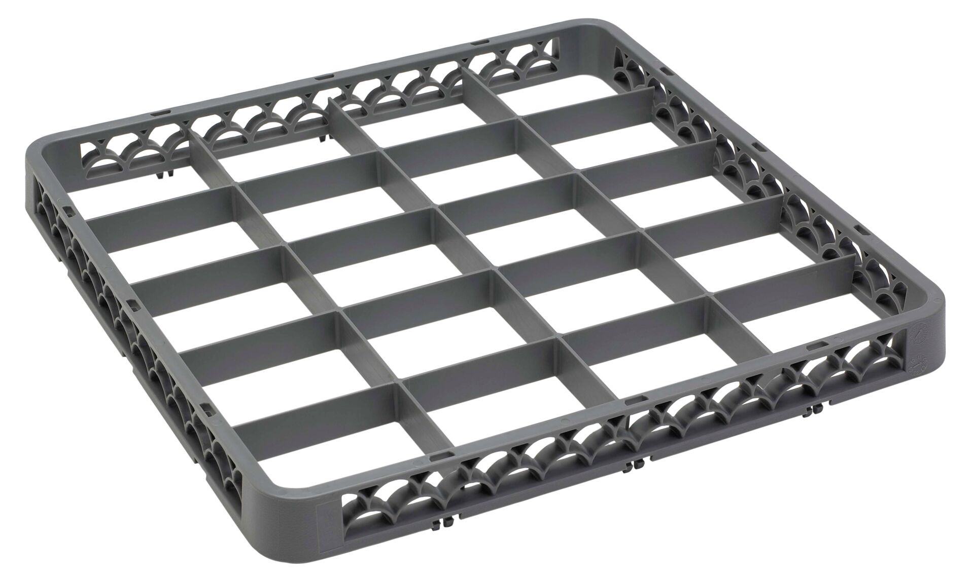 Tassenkorb/Gläserkorb 20 Fächer geteilter Aufsatz